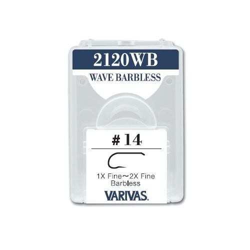 Varivas 2120WB Wave Barbless Dry Fly Hooks (30 Pack)